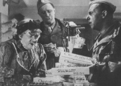 Фрау Вурст в фильме «У них есть Родина» (1950) — одна из многих отрицательных персонажей, сыгранных Раневской
